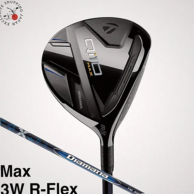 TaylorMade Golf Club Qi10 MAX Fairway Wood 3W 16° Men Diamana Blue TM50 R-Flex