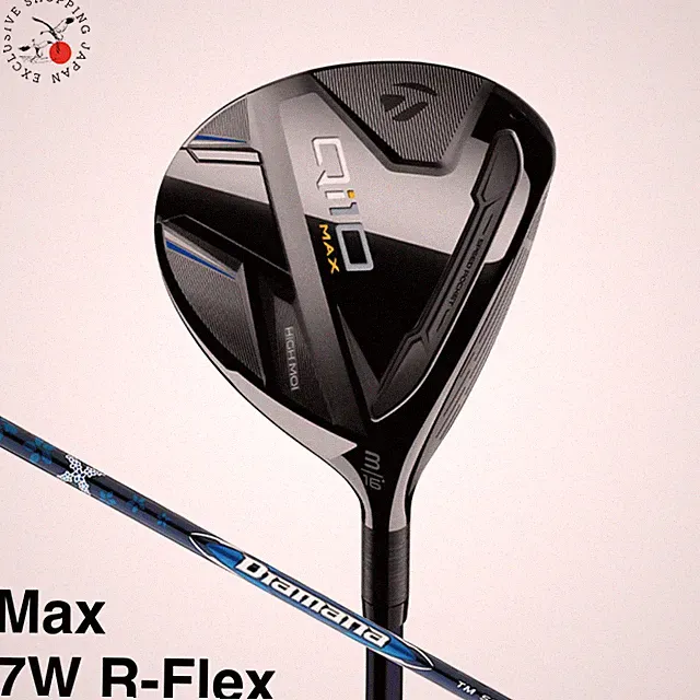 TaylorMade Golf Club Qi10 MAX Fairway Wood 7W 22° Men Diamana Blue TM50 R-Flex