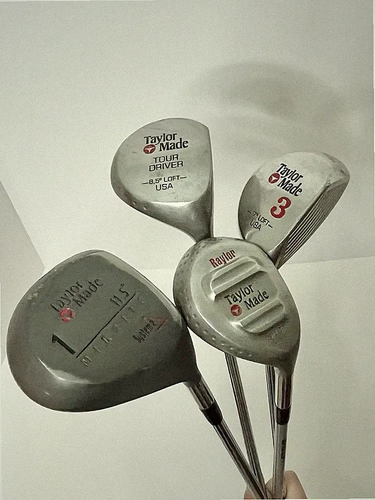 TaylorMade Golf Club Set Raylor 16° & 17° 3 Wood, Tour Driver 8.5°, 11.5° 1 Wood