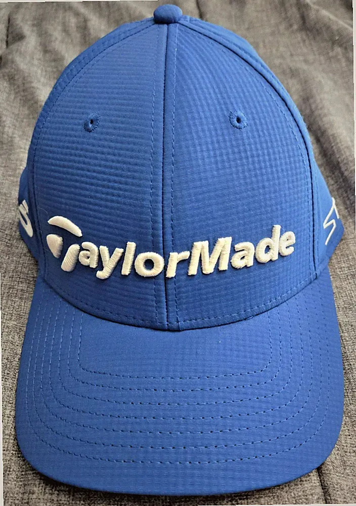 TaylorMade Golf Hat Blue Adjustable Strap Performance Cap Adult OSFM