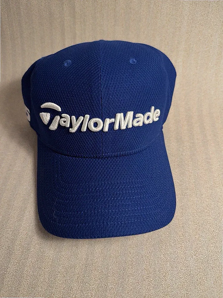 TaylorMade Golf Hat Blue M/L Size Performance Cap Adult Embroidered