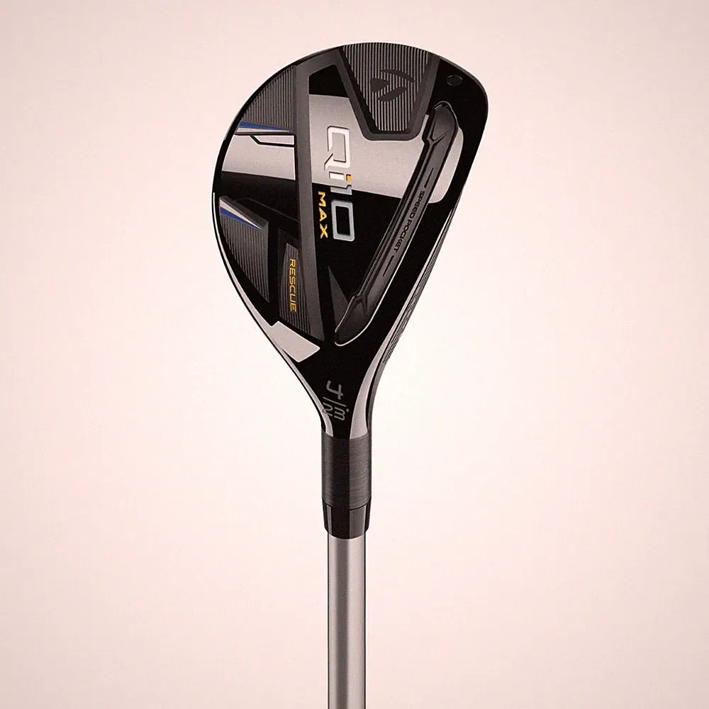 TaylorMade Golf Mens Qi10 Max Rescue Hybrid - New - LEFT HANDED