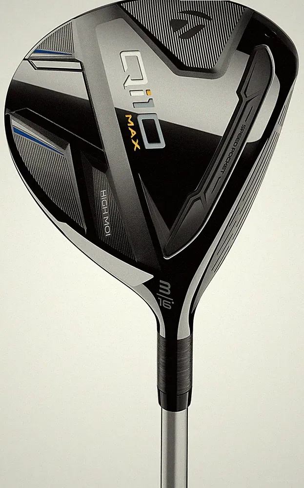 TaylorMade Golf Qi10 MAX 16* 3 Wood Regular Fujikura Speeder NX TCS 50 Excellent