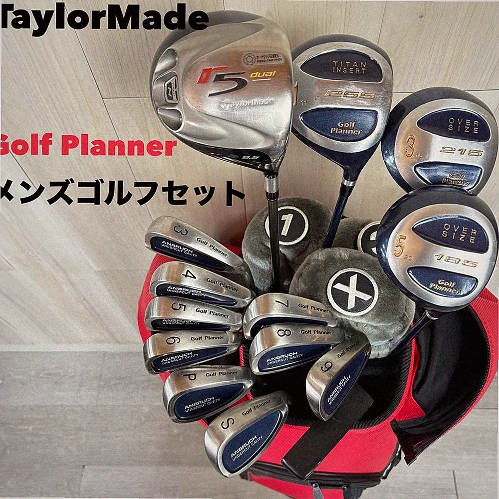 TaylorMade Golf Set Men’s Beginner Clubs Driver Iron Putter Bag Condition