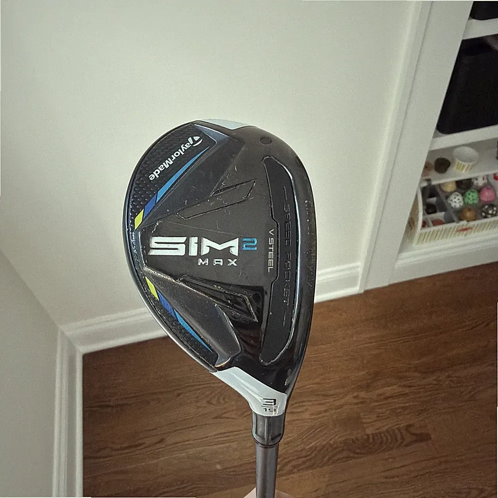 TaylorMade Golf SIM2 MAX 19* 3 Hybrid Stiff HZRDUS 80g Right hand W/ HC