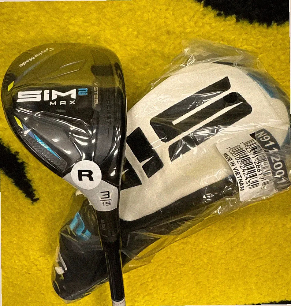TaylorMade Golf SIM2 Max Hybrid Rescue Club, #3H (19*) Graphite Regular