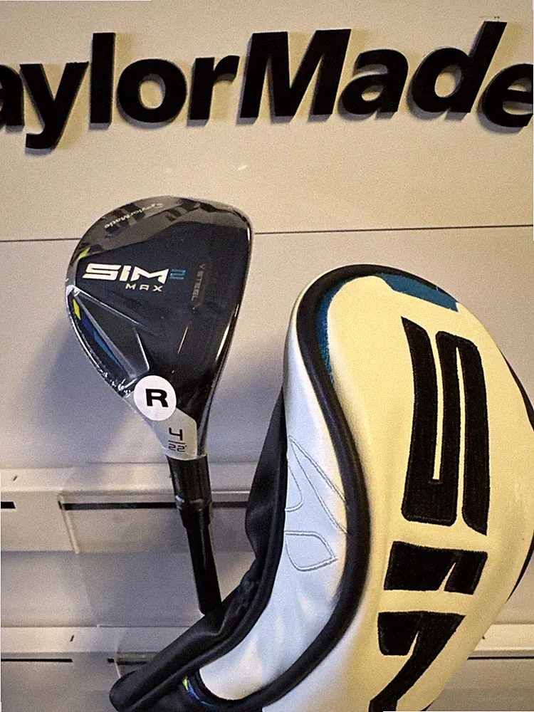 TaylorMade Golf SIM2 Max Hybrid Rescue Club, #4 H 22* Graphite Regular