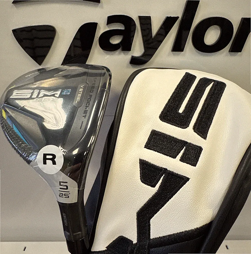 TaylorMade Golf SIM2 Max Hybrid Rescue Club, #5 25 Degree Graphite Regular