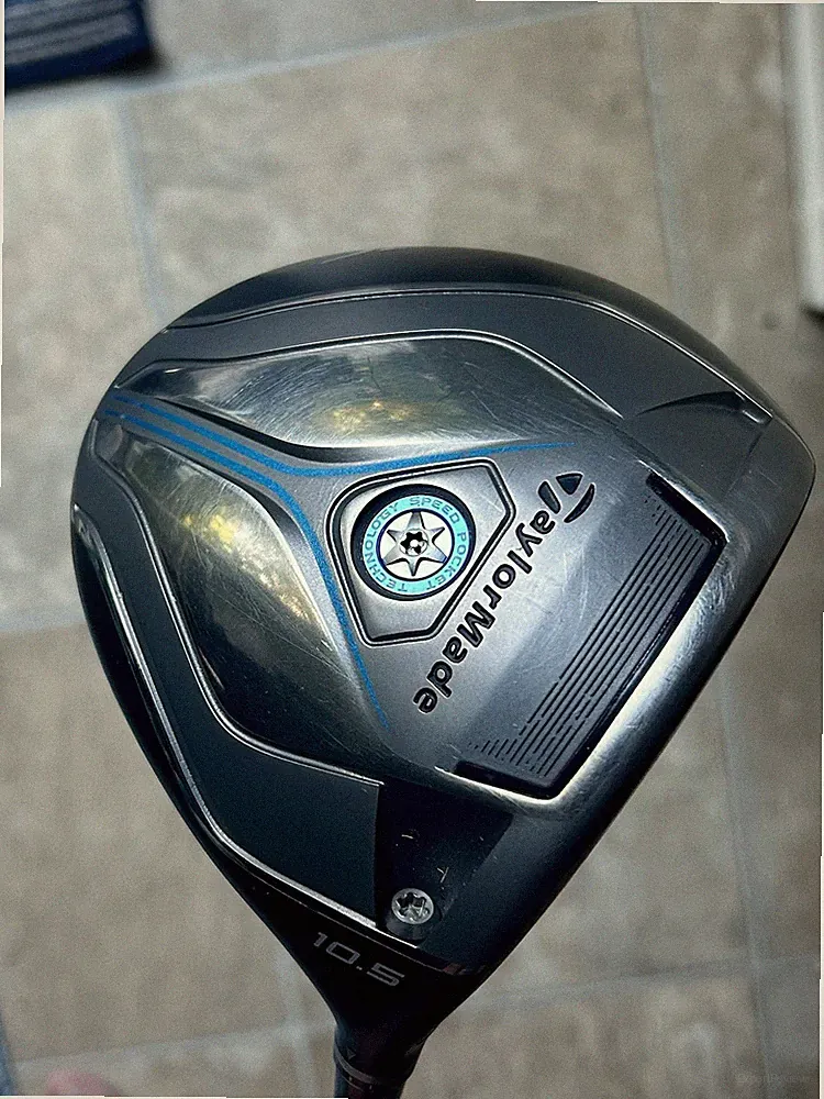 TaylorMade Jetspeed Driver 10.5° w/ 50g Stiff flex Rocket Fuel shaft. 45.5”