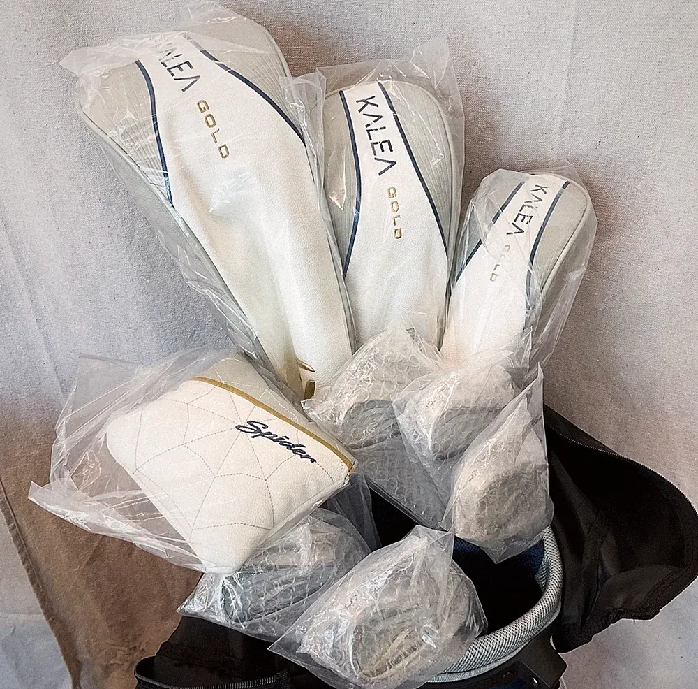 TaylorMade Kalea Gold 10-pc Set w/ Cart Bag Graphite Ladies RH *OPEN BOX* 2822