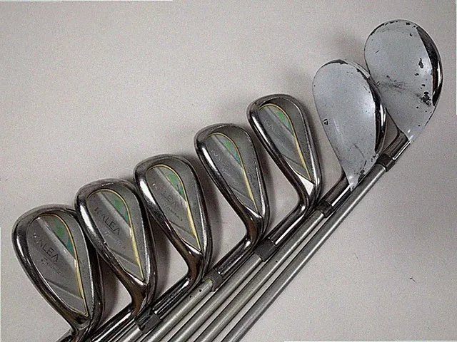 TaylorMade Kalea Ladies Hybrid Iron Set 4H-5H 6-PW+SW 45g Ladies RH No 7 iron