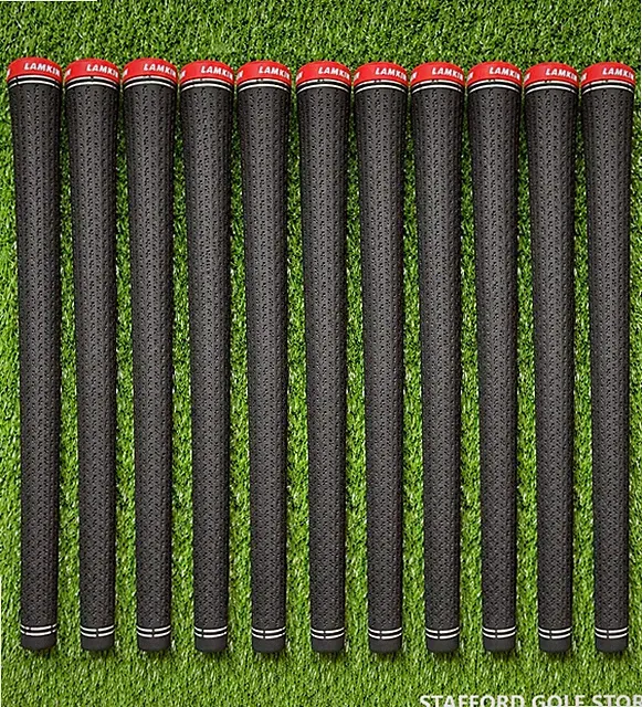 TaylorMade Lamkin Crossline 360 Golf Grips Black Red .600 50g Standard Size