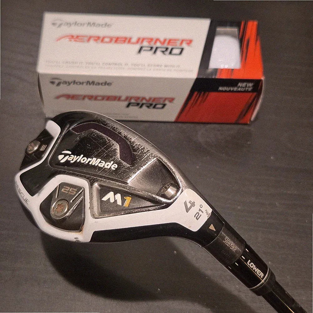 TaylorMade M1 Rescue 21° 4H Hybrid Stiff Flex Fujikura Pro 80H 40" Golf Club