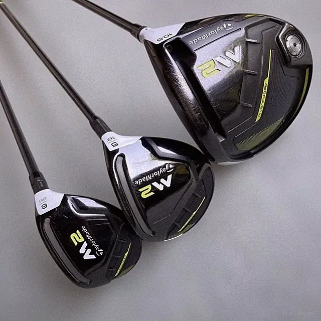 TAYLORMADE M2 2017 Golf Club Set Driver 10.5 FW 5 Wood UT 6 Hybrid Regular Flex