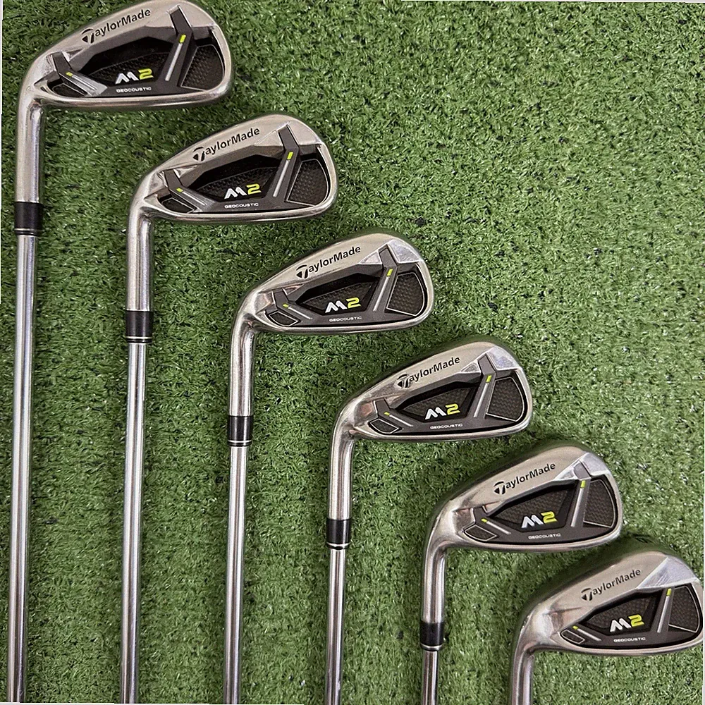 Taylormade M2 2017 Iron Set 4-9 Steel Reax 88g Stiff Flex Left Handed +1/2” Long