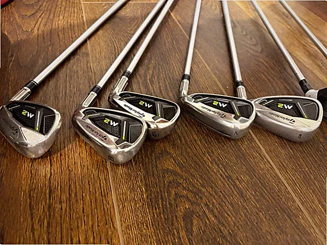 TaylorMade M2 Iron Set 6-PW RH Regular Flex Steel Shafts 7 Clubs