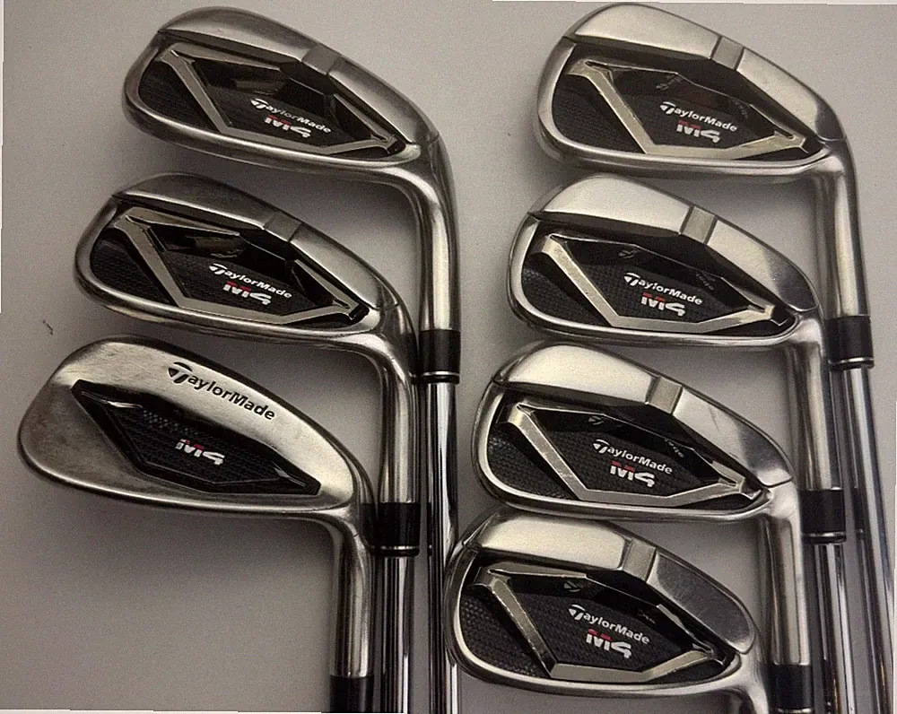 TaylorMade M4 Irons 5-PW, AW - KBS Max 85 Regular Flex - Good
