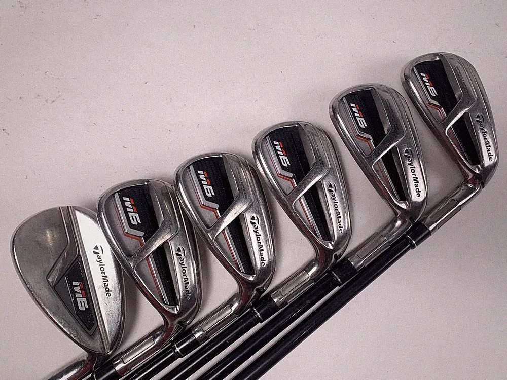 TaylorMade M6 Iron Set 6-PW+SW Fujikura Atmos 5A Senior Graphite Mens RH