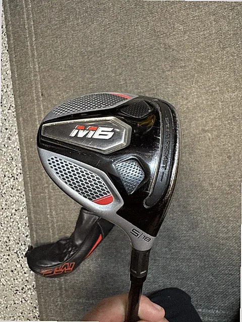 Taylormade M6 Max 5-Wood 18 Mens RH - Stock Fujikura Atmos Orange FW 5R Regular