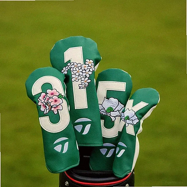 TaylorMade Masters Limited Edition Headcover, Driver Wood Hybrid Putter Iron