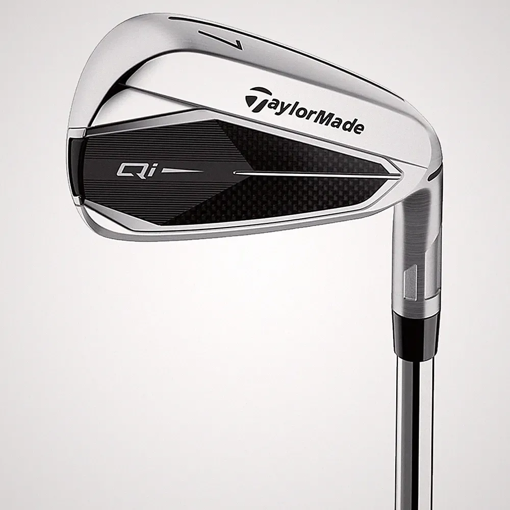 TaylorMade Men's Golf Clubs Graphite Shaft Qi Iron Set (5-PW, AW), Open Box