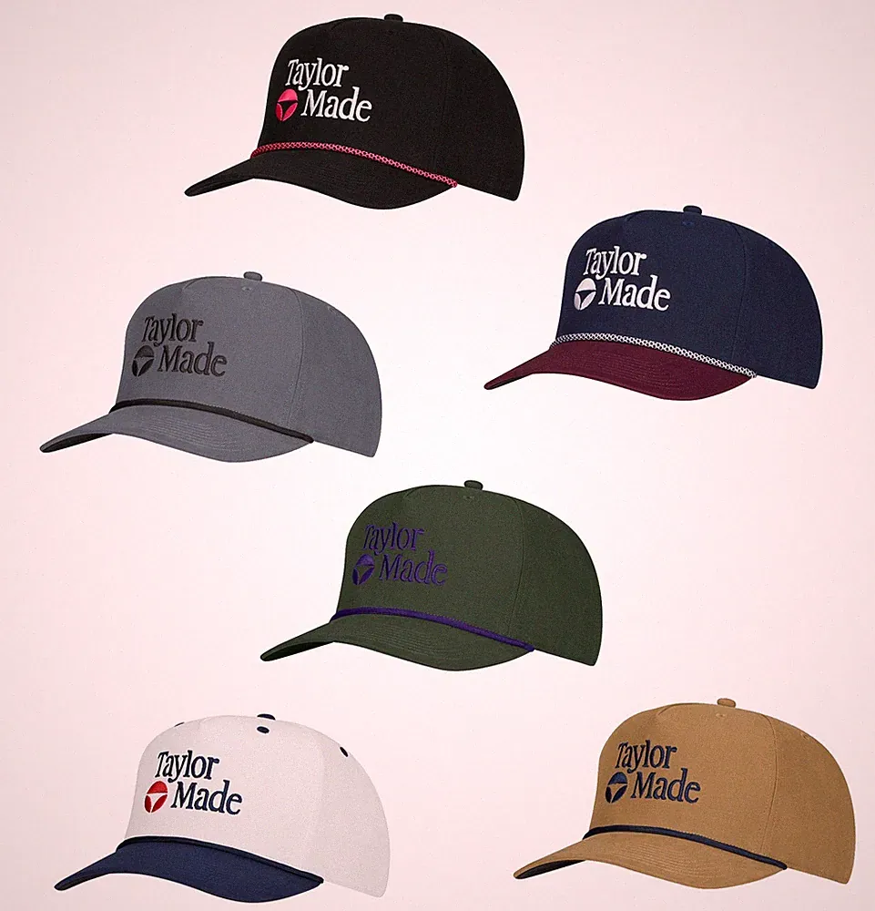 TaylorMade Mens A-Frame Legacy Snapback Hat Golf Cap New 2026 - Pick Color