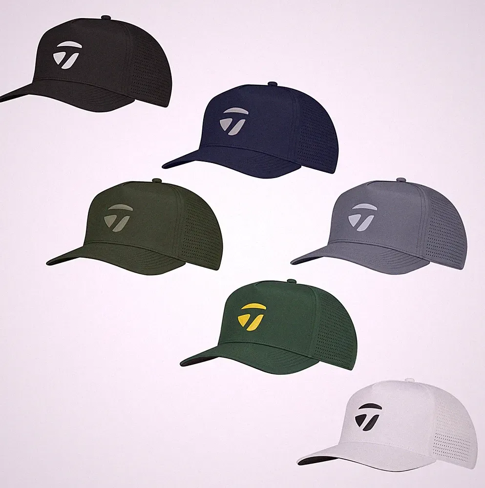 TaylorMade Mens A-Frame Performance Snapback Hat Golf Cap New 2026 - Pick Color