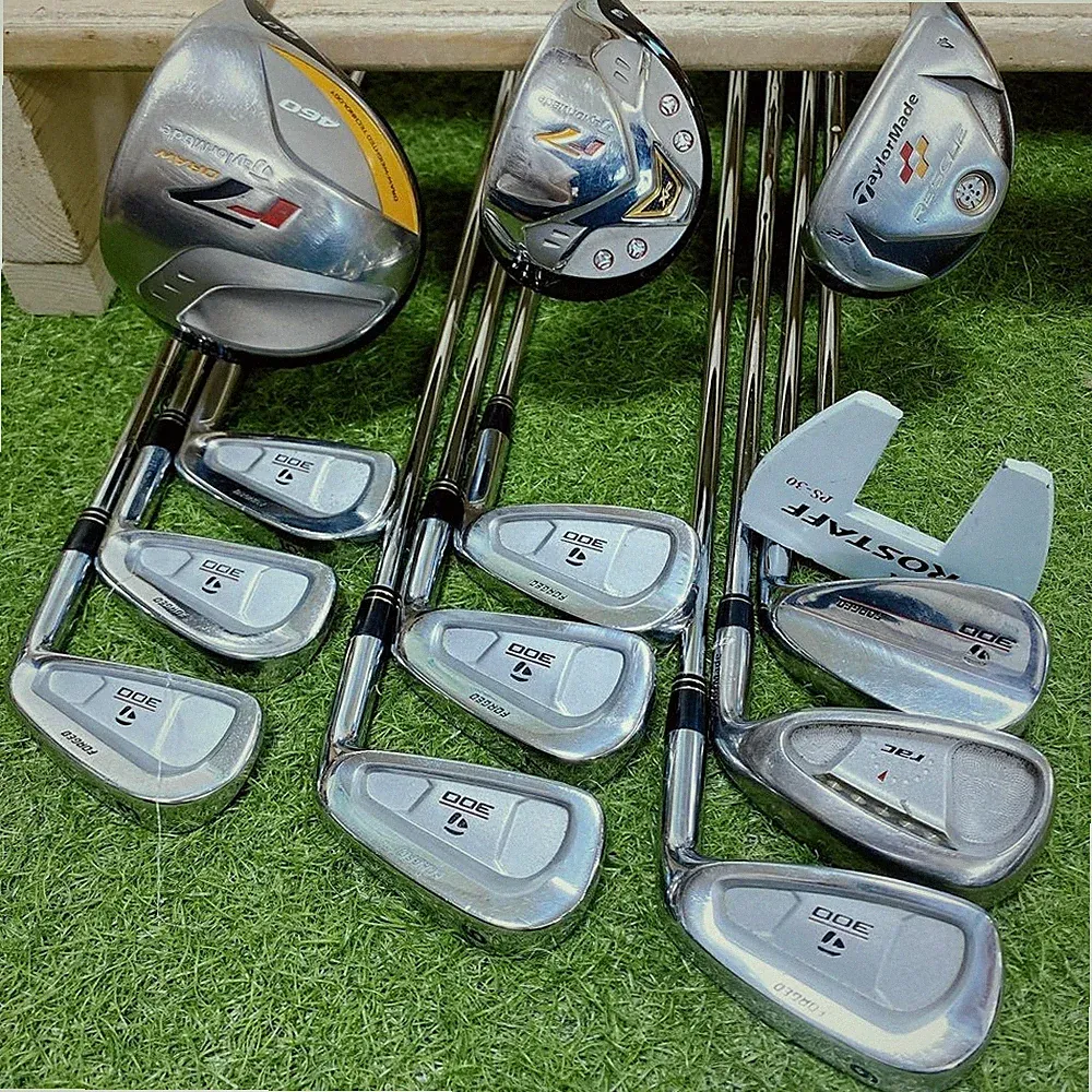 TaylorMade Mens Golf Clubs Set Right Hand Ready to Play 13pc Combo ES5