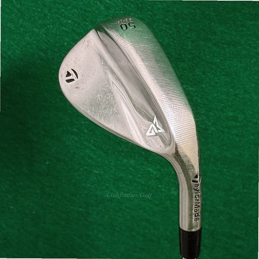 TaylorMade Milled Grind Chrome 50-SB9 50° Gap Wedge KBS Tour 105 Wedge Flex