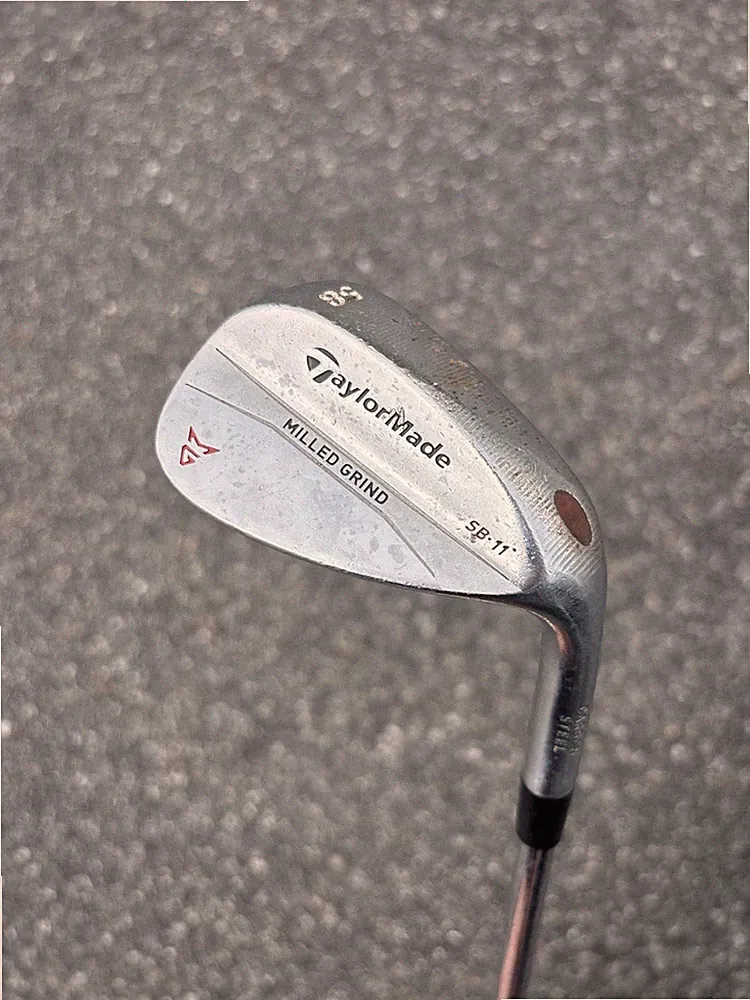 TaylorMade Milled Grind Satin Chrome Wedge 58* 11 True Temper DG Wedge RH