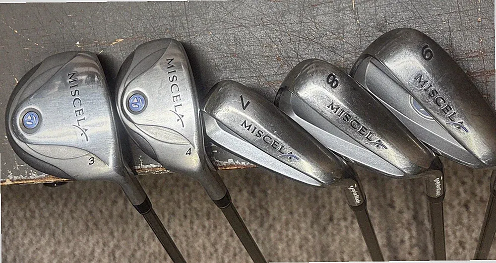 TaylorMade Miscela Ladies Flex Golf 5 Clubs 3,4,7,8,9 Nice!