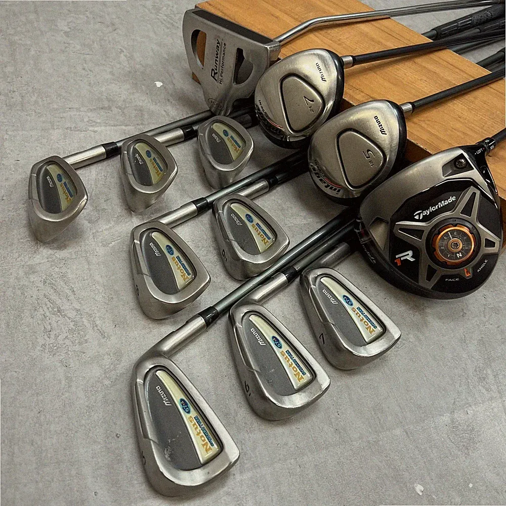 TaylorMade MIZUNO Men's Golf Club Set 12pcs Carbon Right Handed