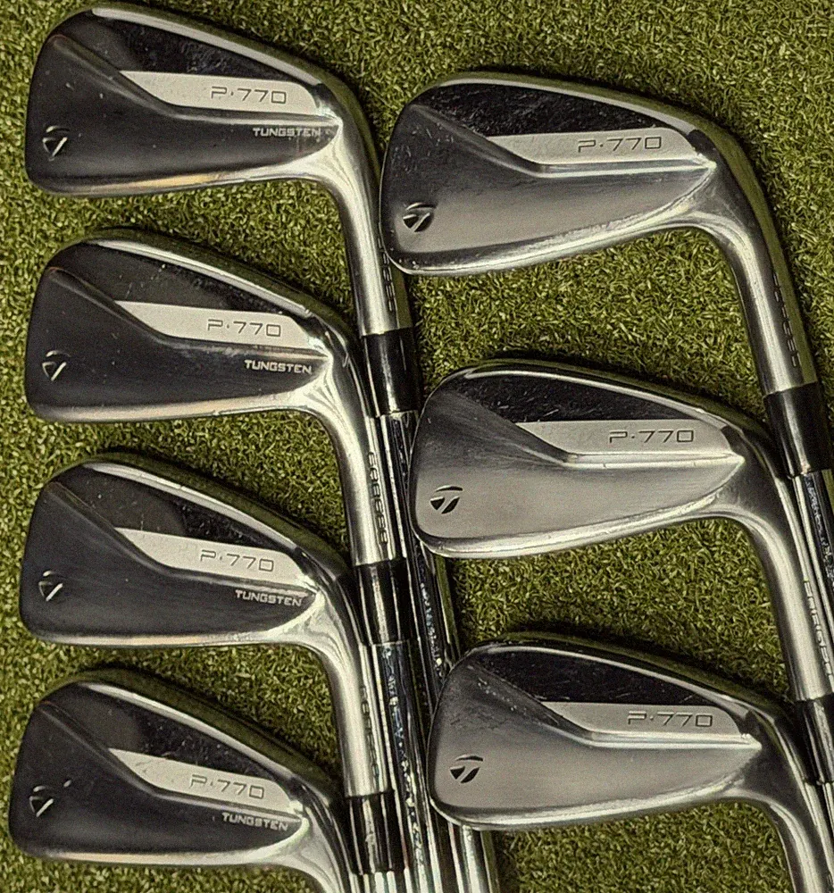 TaylorMade P770 2023 Forged Iron Set 4-PW Steel Dynamic Gold Tour Issue X100 RH