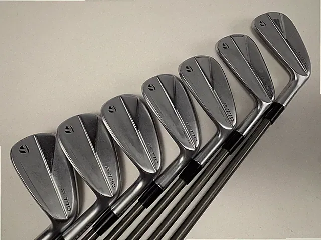 TaylorMade P770 2023 Iron Set 4-PW AeroTech SteelFiber Fc80 F4 Stiff RH