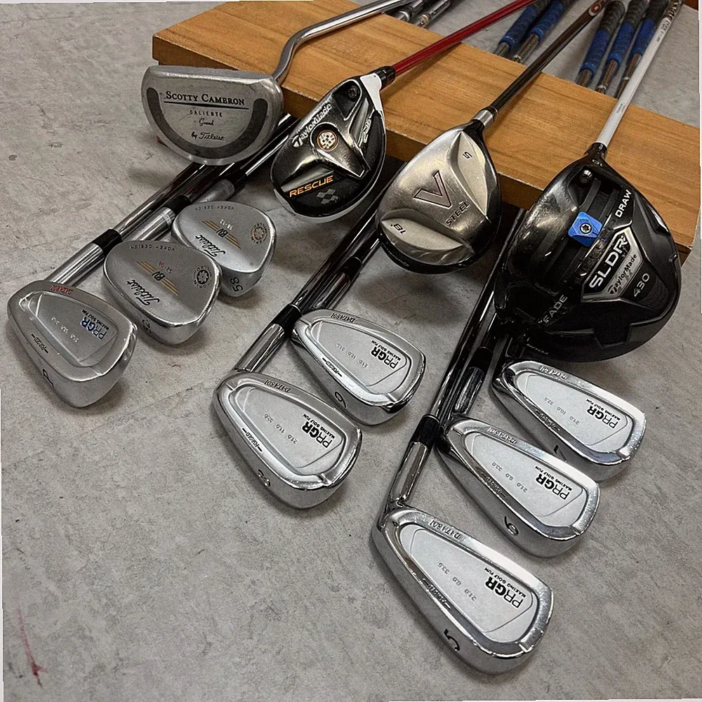 TaylorMade PRGR Titleist Scotty Cameron Men's Golf Club Set 12pcs Right Handed