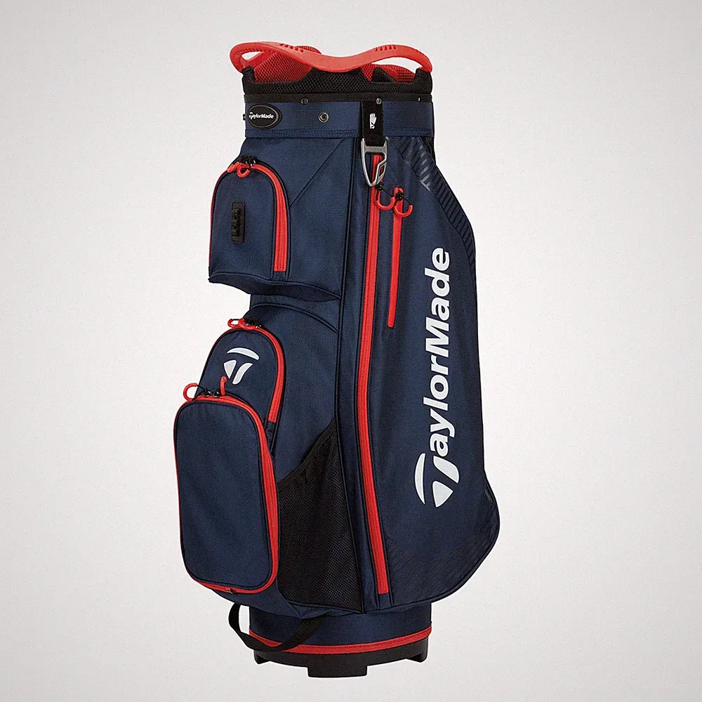 TaylorMade Pro 2023 Navy Red Cart Golf Bag