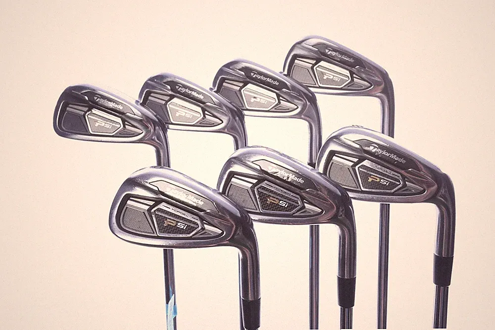 TaylorMade PSi Iron Set 4-PW -0.5 in Stiff Flex Steel Shaft Good
