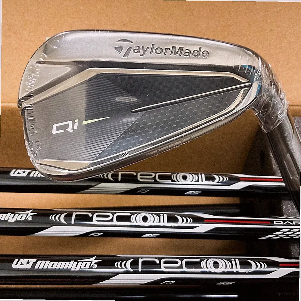 TaylorMade Qi Gunmetal Irons 7 pc Set #5-PW,AW Graphite Regular *OPEN BOX* 2815