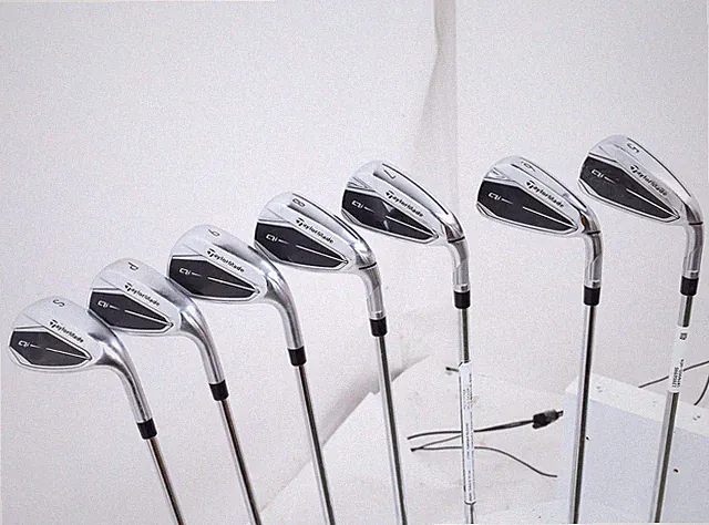 Taylormade Qi Iron Set 5-Pw, Sw Stiff Flex Kbs Max Mt 85 Steel 13956995 Good