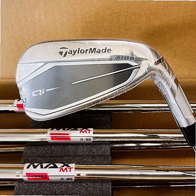 TaylorMade Qi Irons 7 pc Set #5-PW,AW KBS Max MT 85 Steel Regular *OPEN BOX 2608