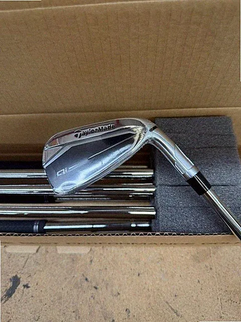 TaylorMade Qi Irons 7 pc Set RH 5-PW AW KBS Max MT 85 Steel Regular New
