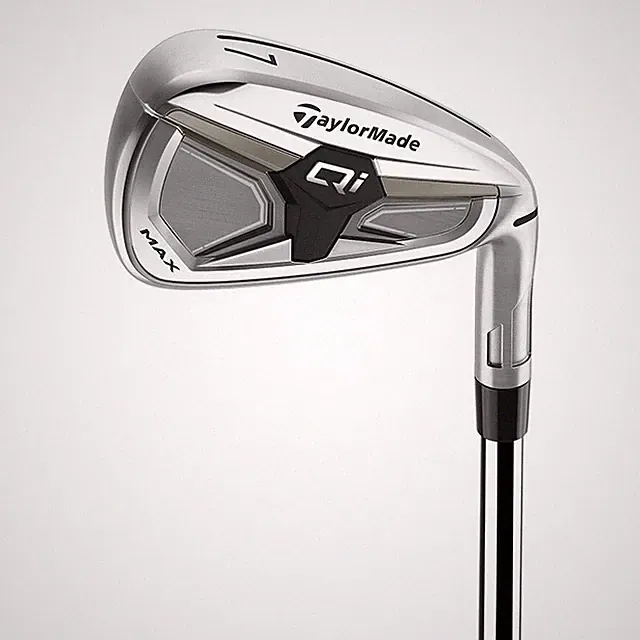 Taylormade Qi Max Irons RH 5-PW,AW w/ KBS Reax 65 Regular Graphite Shaft