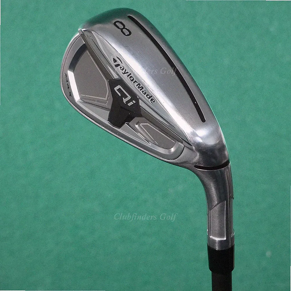 TaylorMade Qi Max Single 8 Iron Factory KBS REAX 65 Graphite Regular