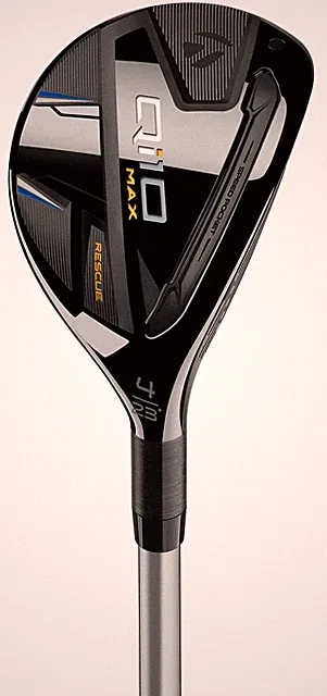 TaylorMade Qi10 MAX Rescue 23* 4H Hybrid Junior Proj X HZRDUS Gen 4 Orange Mint