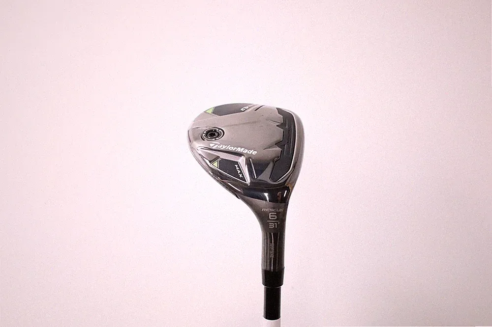 Taylormade Qi35 Max Rescue 31° 6 Hybrid Extra Stiff Flex Hzrdus Black Gen 4 Good