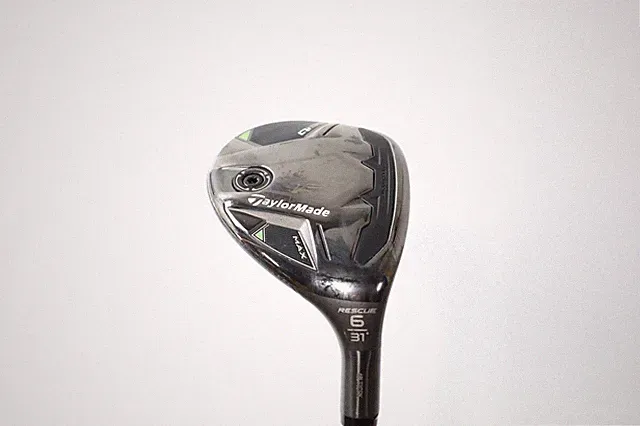Taylormade Qi35 Max Rescue 31° 6H Hybrid Stiff Flex Ust Recoil Dart 85 Good