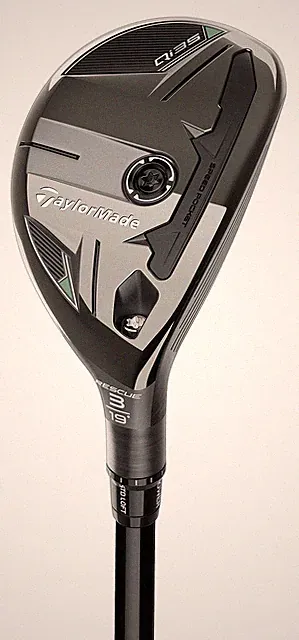 TaylorMade Qi35 Rescue 19* 3H Hybrid Stf Mitsubishi Kai'li Blue DarkWave 85 Mint