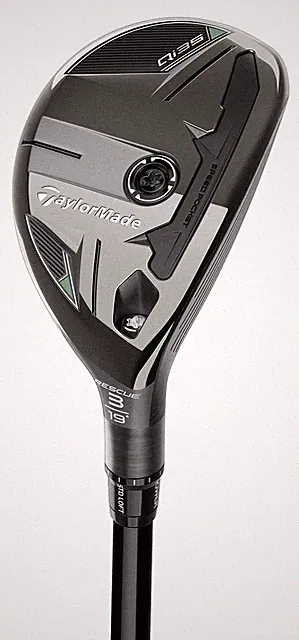TaylorMade Qi35 Rescue 19* 3H Hybrid Stiff Mitsubishi Kai'li Blue DarkWave 85 VG