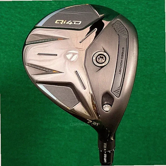 TaylorMade Qi4D 21° Fairway Wood 7 Mitsubishi REAX Silver 75 Stiff w/ HC