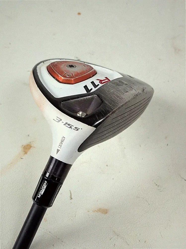 TaylorMade R11 Blur Fujikura 3-Wood Fairway Golf Club Regular Flex 15.5° White